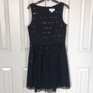 Jessica Simpson Black Sequined Dress